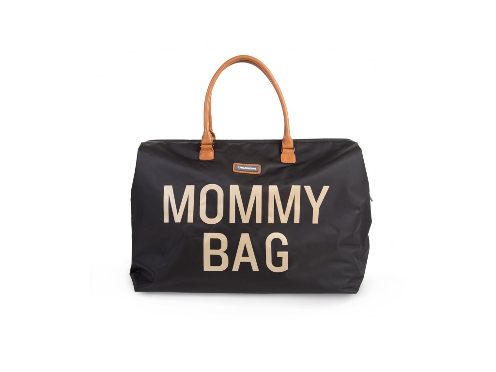 Childhome Prebaľovacia taška Mommy Bag (Variant Big Black Gold)