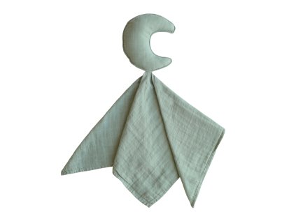 Mushie organikus pamutból készült Moon babatakaró (Roman Green változat)