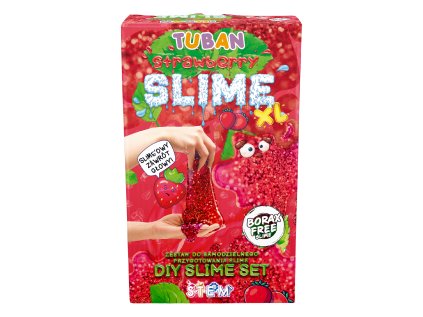 tu3170 diy slime szett slime készítéshez eper xl