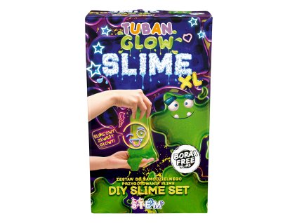 tu3175 diy slime készlet slime készítéshez glow in the dark xl
