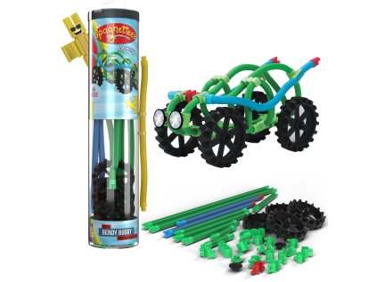 sg 102003 12 kreatív építőkészlet Spaghetteez Buggy 34 db 01