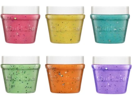 chg 00601109 csillámos gyurma tégelyben 6 db 01