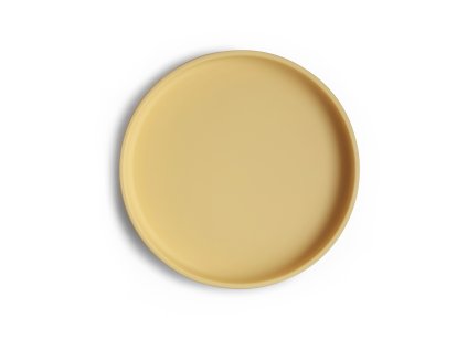 Mushie Classic szilikon tányér tapadókoronggal (Natural változat)