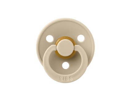 BIBS Colour természetes gumi cumi 1 db – 2-es méret (Vanilla változat)