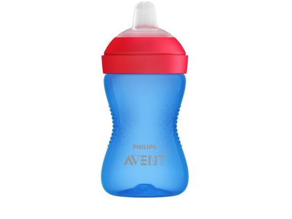 1416941 philips avent hrncek 300 ml grippy s makkym naustkom chlapec