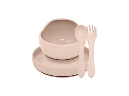 PETITE&MARS Szilikon étkészlet TAKE&MATCH 3 db 6 hó+ (Desert Sand változat)