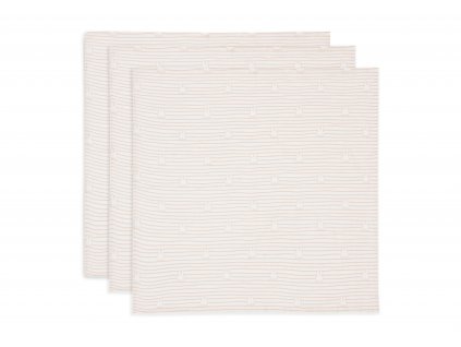 1420658 jollein plienky 3 ks 70x70 cm miffy stripe biscuit