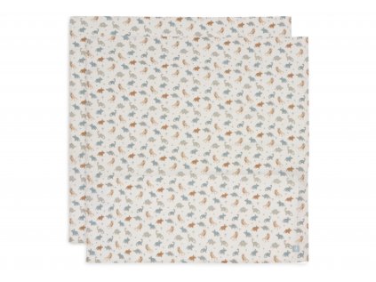 1421471 jollein plienky zavinovacie 2ks 115x115 cm roarsome