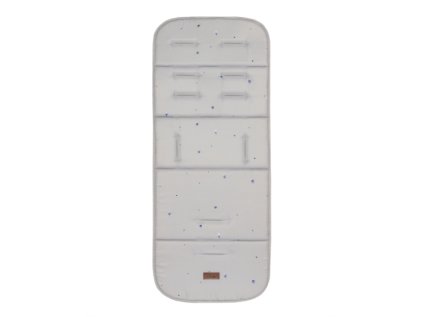 KikkaBoo Üléspárna babakocsihoz Dreamy Fields (Variant Grey)