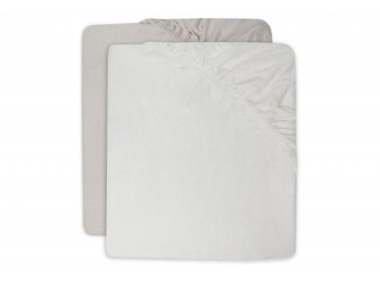 1422449 jollein napinacia plachta 120x60 cm 2 ks ivory nougath