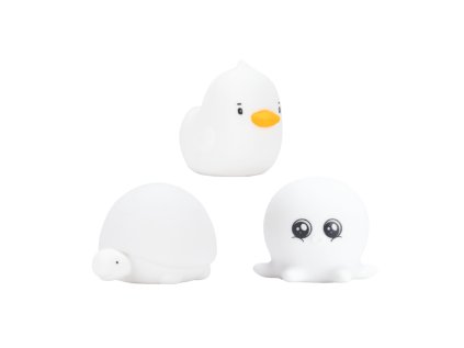 52 0061 érintőképernyős vízlámpák 3 db teknősbéka kacsa polip 6