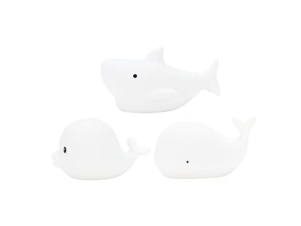 52 0060 érintőképernyős vízlámpák 3 db delfin bálna cápa 3