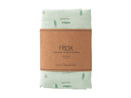 FRESK Pelenka dupla csomag 70x60 (Surf boy változat)