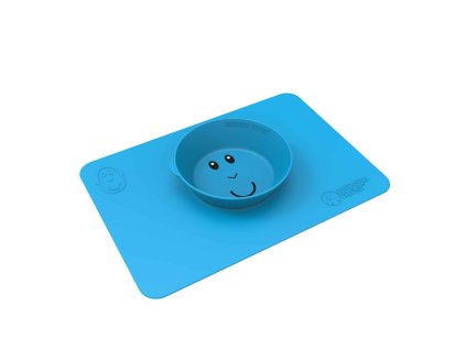 MATCHSTICK MONKEY CSÚSZÁSGÁTLÓ TÁL ALÁTÉTTEL (Kék változat)