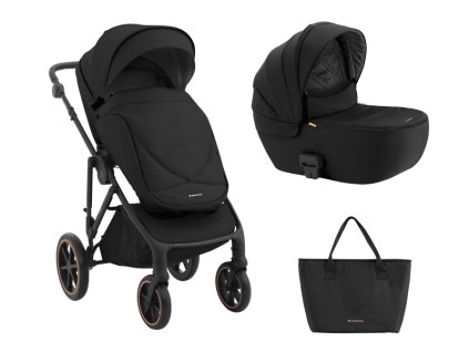 KikkaBoo Thea 2in1 babakocsi 2024 (Variant Black Gold)