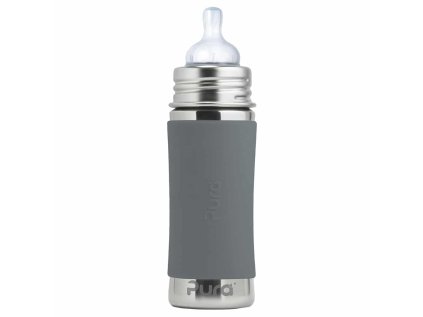 Pura rozsdamentes acél baba palack 325ml (Variant Grey)