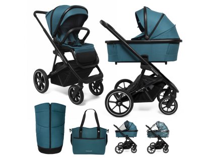 MUUVO Kočík kombinovaný Slick 2.0 set 2v1 (Variant Tropical green, Farba Zelená)