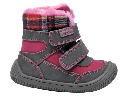 Protetika - TAMIRA GREY gyermek téli barefoot cipő (Cipőméret 19)