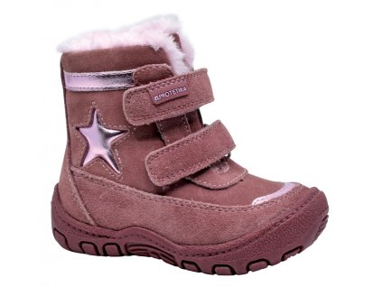 Protetika - Detské zimné topánky PULA OLD PINK (Veľkosť topánok 19)