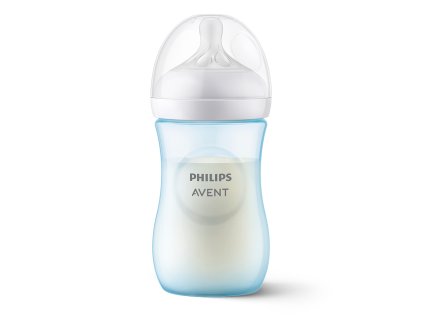 1417817 philips avent flasa natural response 260 ml 1m modra