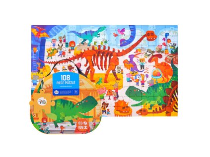 ja95119 puzzle dinoszaurusz múzeum 108 db 01