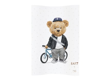 CEBA Pelenkázó alátét 2 oldalas puha (48x70) Cosy Fluffy Puffy (Variant Bart)