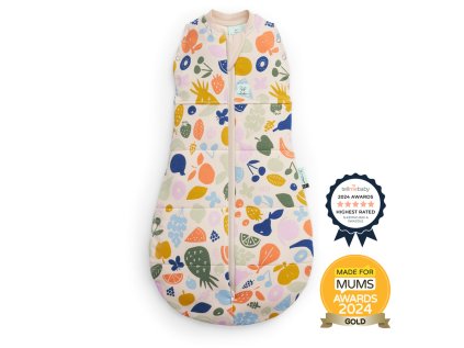 ERGOPOUCH Pólya és hálózsák 2 az 1-ben Cocoon Fruit Salad - 2,5 tog (Változat 0-3 h, 3-6 kg)