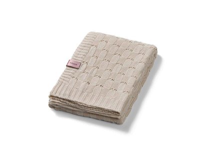 BABYONO Bambusz kötött takaró 75x100 cm (Szürke változat)