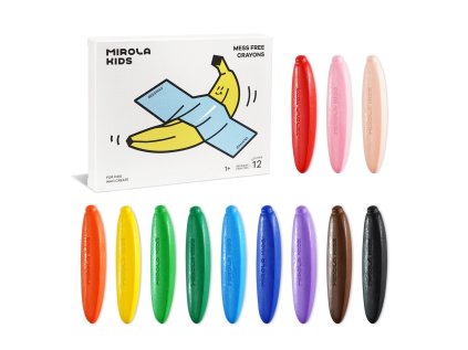 mk96765 banán alakú zsírkréták 12 db 01