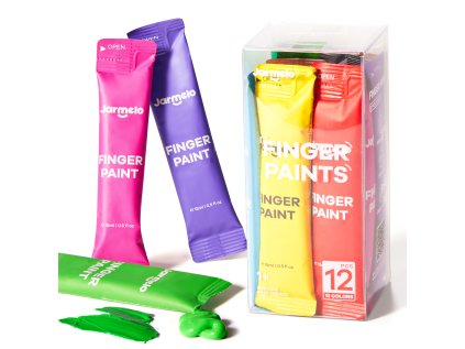 ja96819 kreatív ujjfesték készlet alumínium fóliában 12 db 01