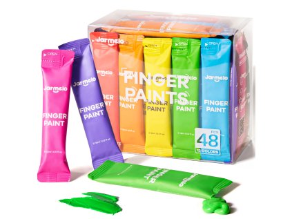 ja96826 kreatív ujjfesték készlet alumínium fóliában 48 db 01