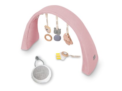 15648 állítható játékív játékokkal és fehér zajjal 2 az 1-ben Sleepee pink