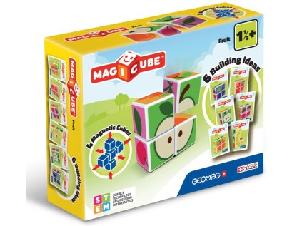 131GEO magicube gyümölcs 4 darab geomag