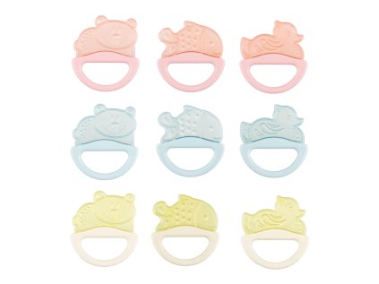 canpol babies csörgő rágókával színes állatok