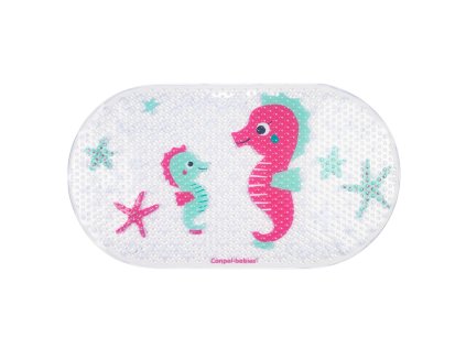 canpol babies csúszásgátló fürdőkád betét lovesea rózsaszín