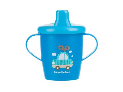 Canpol babies nem kiömlő bögre toys 250ml kék