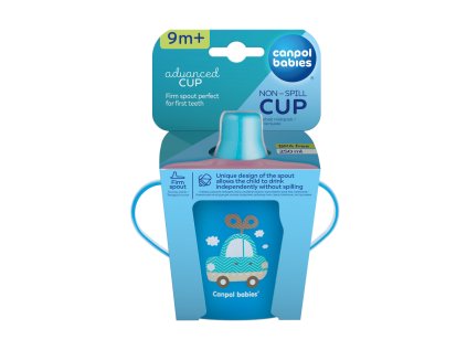 canpol babies kiömlésmentes bögre toys 250ml kék