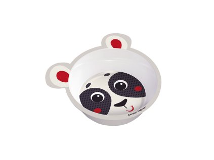 Canpol babies melamin csúszásgátló tál 490ml hello little bézs