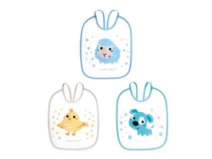 canpol babies vízálló pamut előke szett 3 db bunnycompany