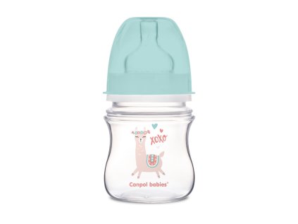 Canpol babies széles nyakú cumisüveg exotic animals 120 ml zöld