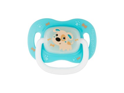 Canpol babies cumi 6 18m szilikon szimmetrikus bunny company kék