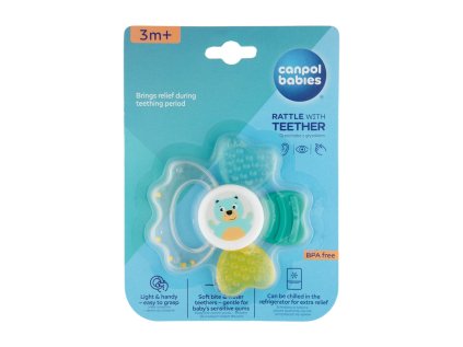 canpol babies csörgő rágókával animals