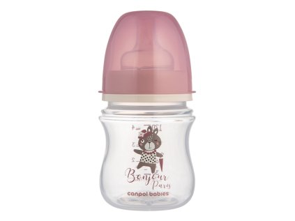 Canpol babies hasfájás elleni cumisüveg széles nyakkal easystart 120ml pp bonjour paris