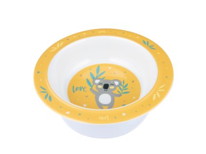 canpol babies melamin tál tapadókoronggal exotic animals 270ml sárga
