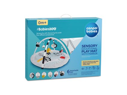 Canpol babies szenzoros játszószőnyeg tükörrel babiesboo
