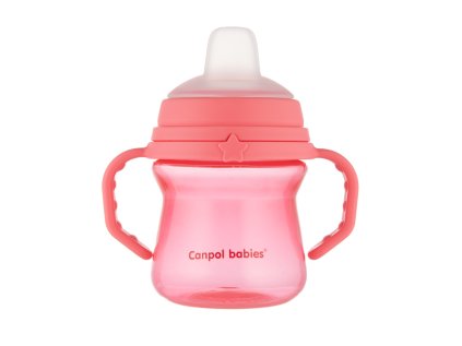Canpol babies szilikon itatópohár easystart 120ml pp exotic animals rózsaszín
