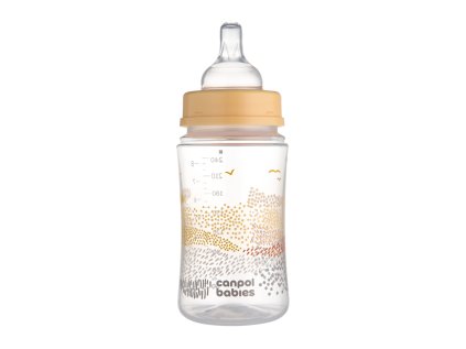 canpol babies hasfájás elleni cumisüveg easystart mountains 240ml bézs