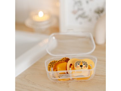 canpol babies szimmetrikus szilikon cumikészlet babiesboo 6 18m 2db narancssárga