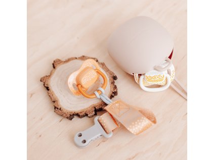 Canpol babies szimmetrikus szilikon cumi szett mountains 18 hó+ 2 db sárga