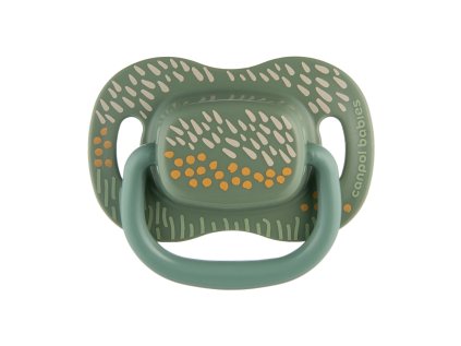 Canpol babies szimmetrikus szilikon cumikészlet mountains 18 hó+ 2 db zöld